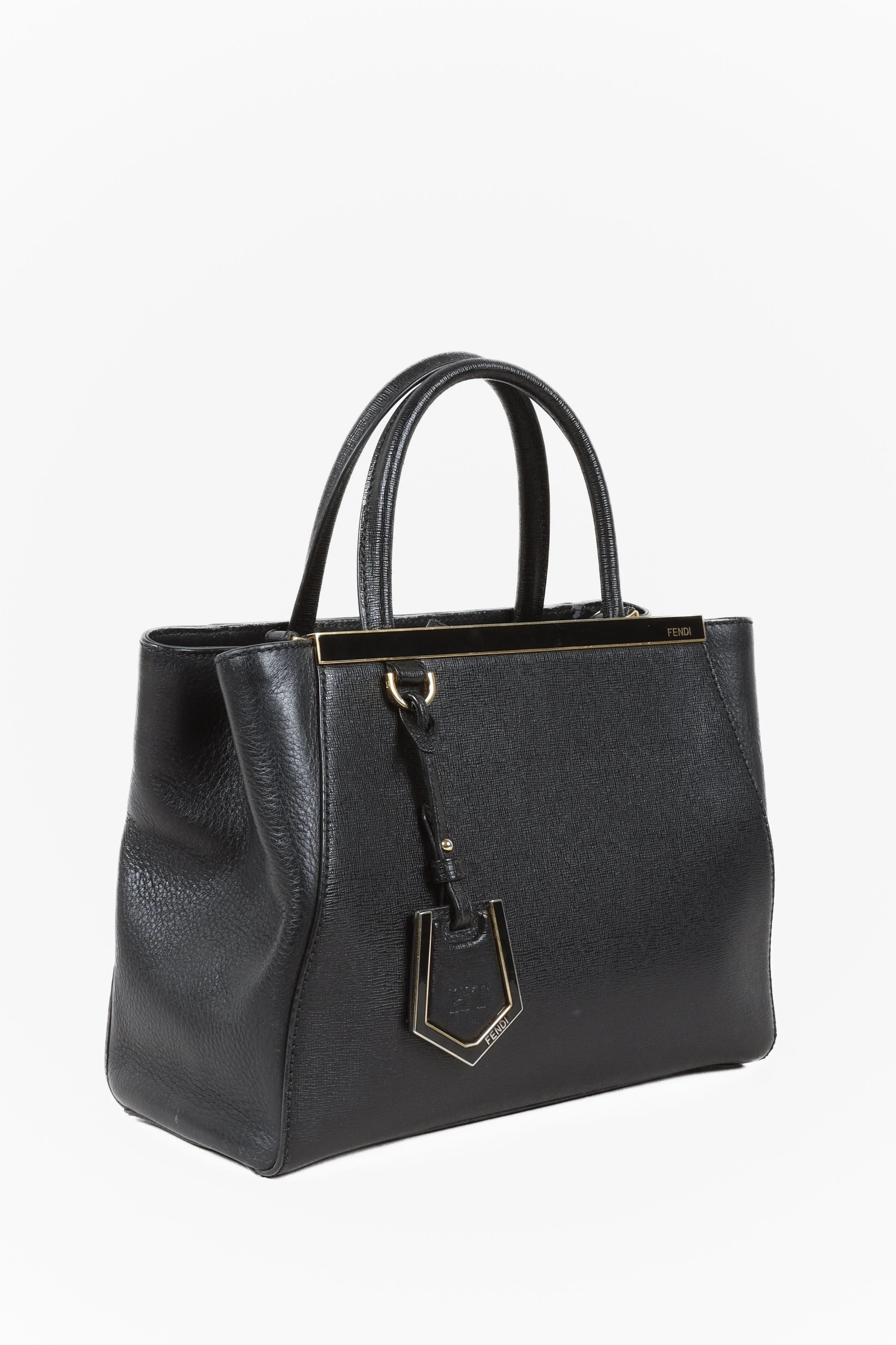 Fendi Black 2 Jours Handbag BLOGGER ARMOIRE